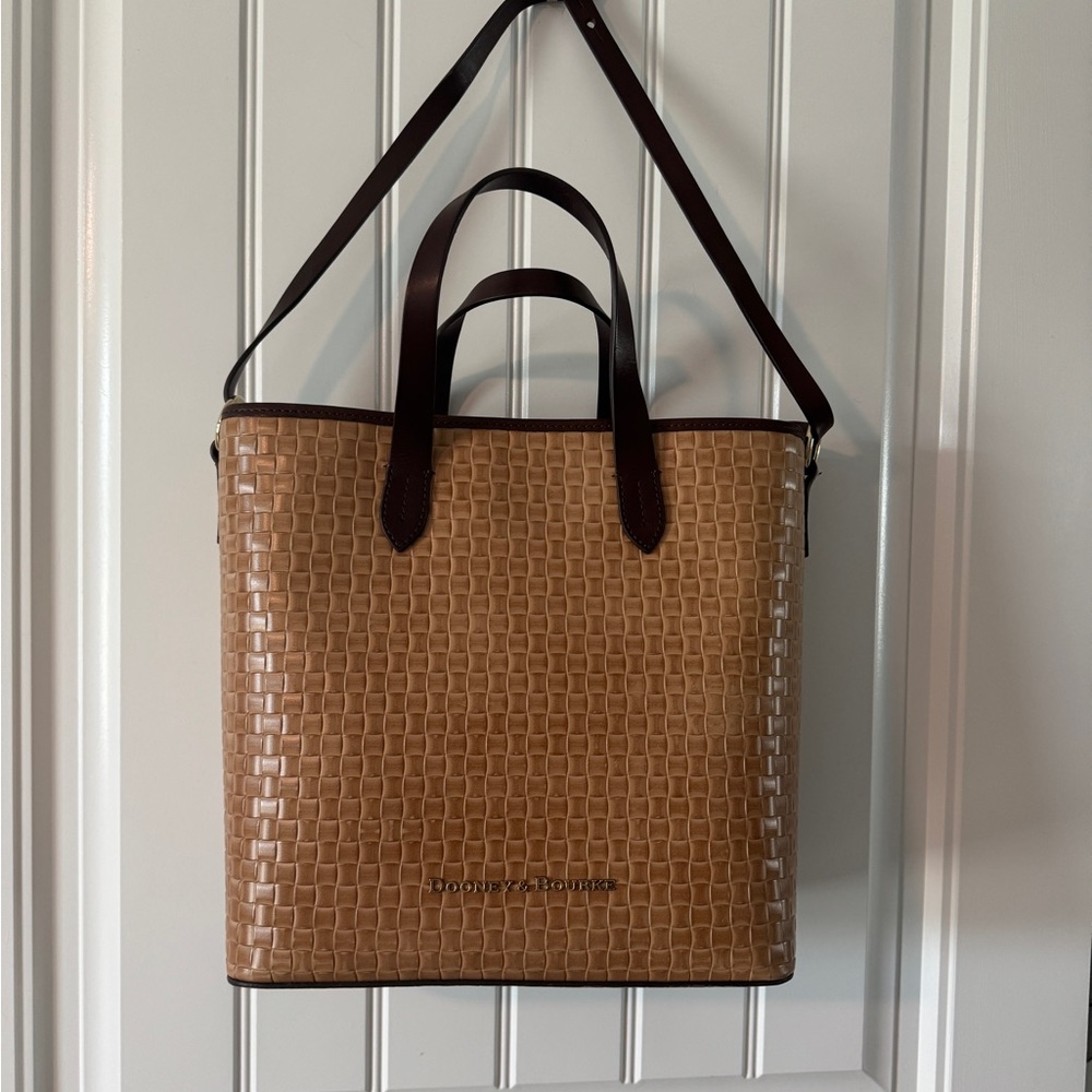 Dooney & Bourke Brown Woven Tote